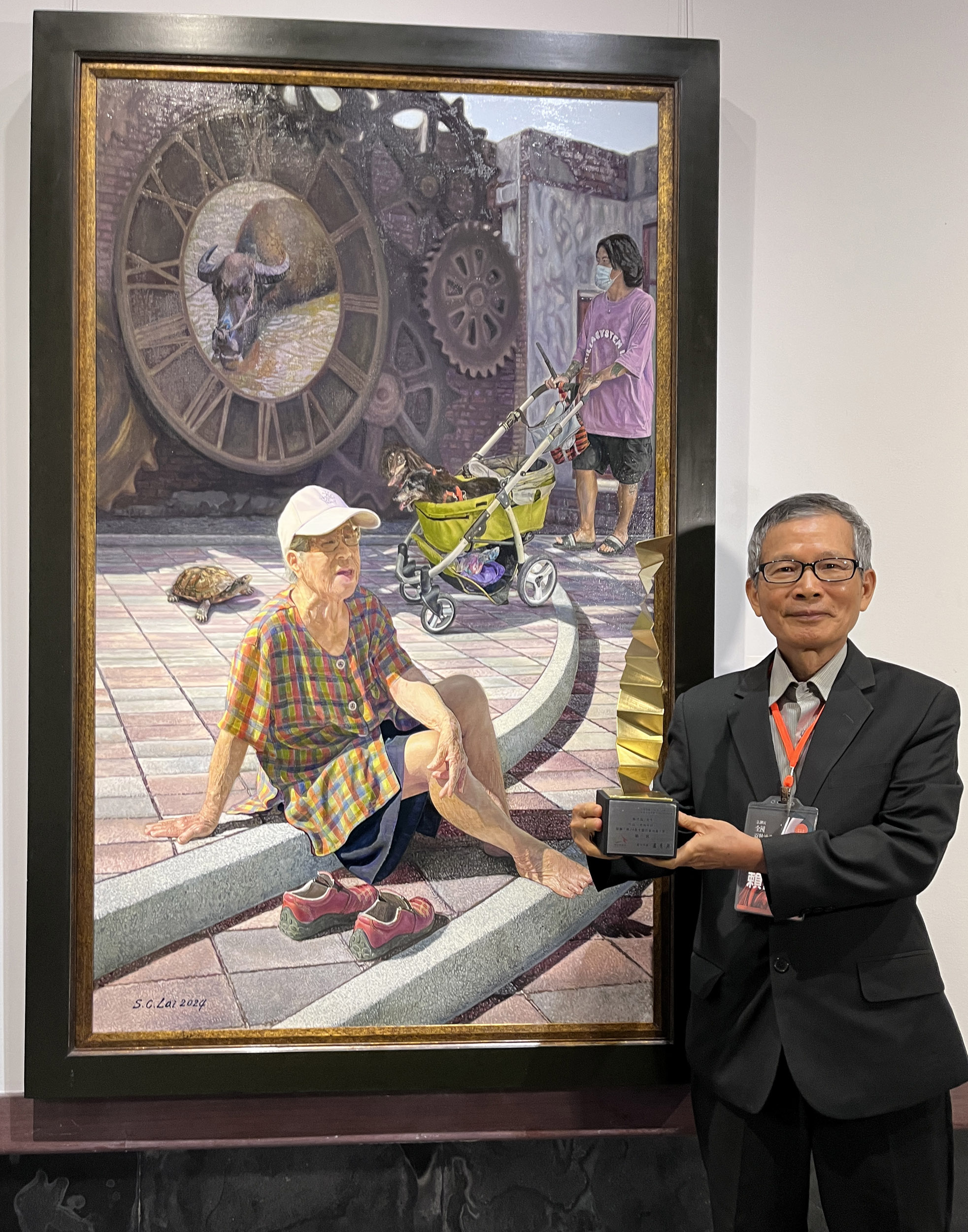 全國百號油畫大展吸睛 挑戰極限縱覽時代精神 全國百號油畫大展吸睛 挑戰極限縱覽時代精神