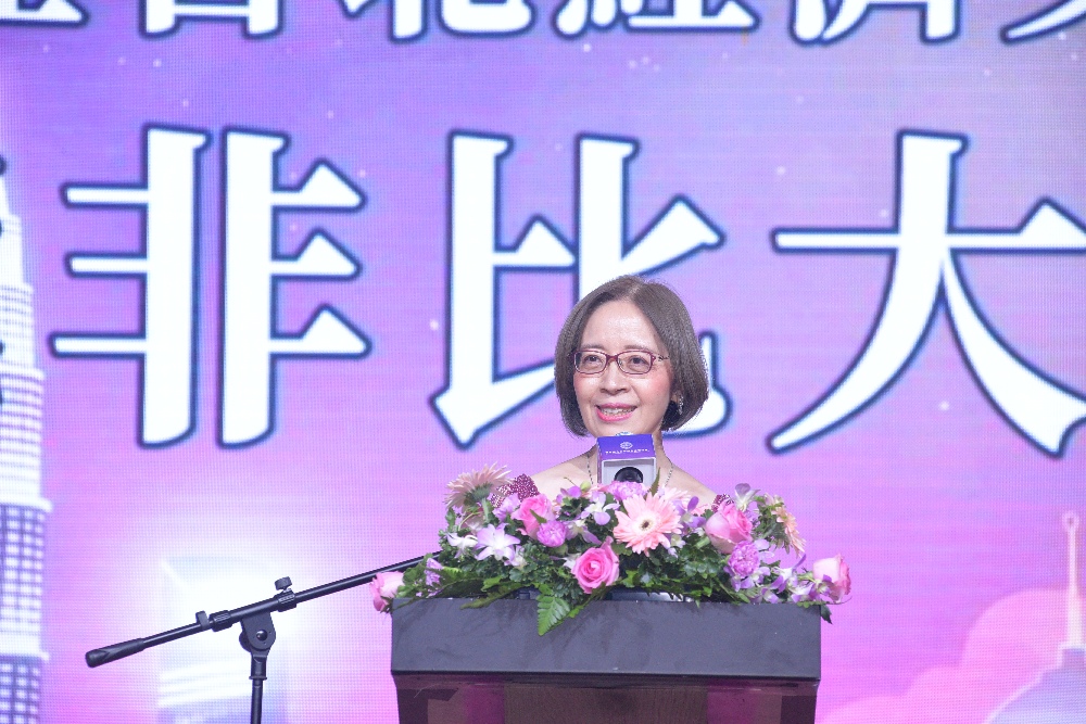 圖▲外交部晚宴葉非比大使致詞。