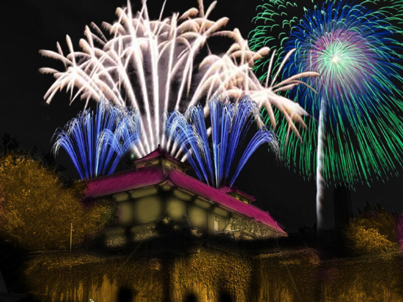 圖文:劍湖山12/25一日限定活動 300秒聖誕高空花火搶先放。