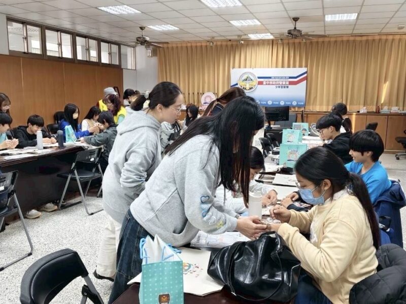 圖文：中市少年隊：在青春留下自我肯定的印記　陪伴少年堅定拒絕毒品。