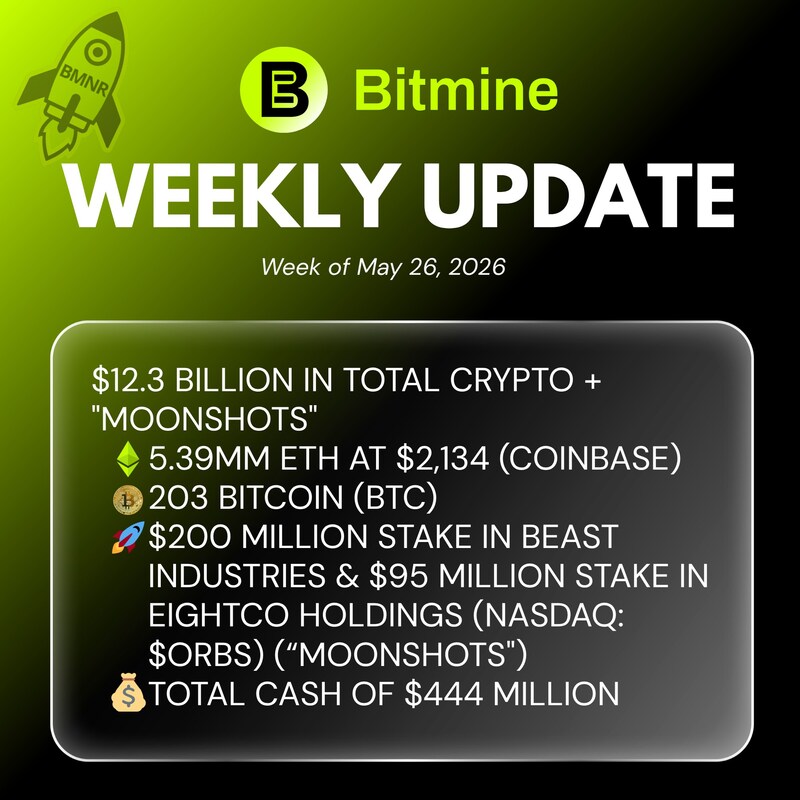 Bitmine 每週更新
