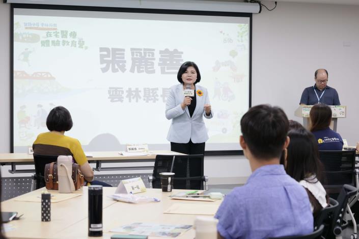 張縣長期勉學員透過體驗教育營,認識並投入在宅醫療照護網絡。